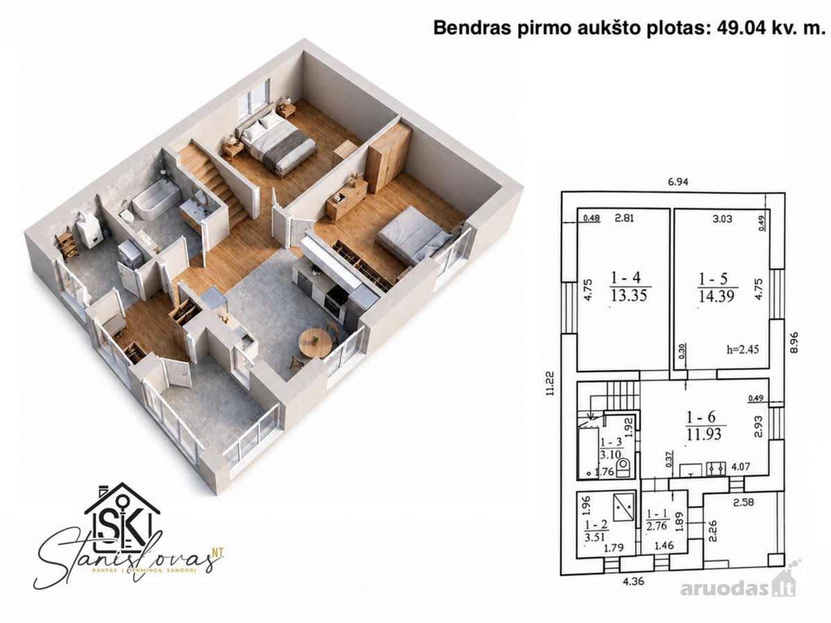 Parduodamas Įrengtas Sodo Namas Šilutėje, - nuotraukos Nr. 9