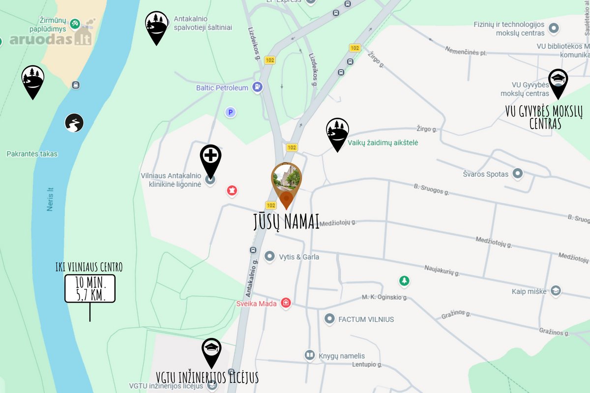 Jaukus 3 Kambarių Butas Žaliajame Antakalnyje - nuotraukos Nr. 32