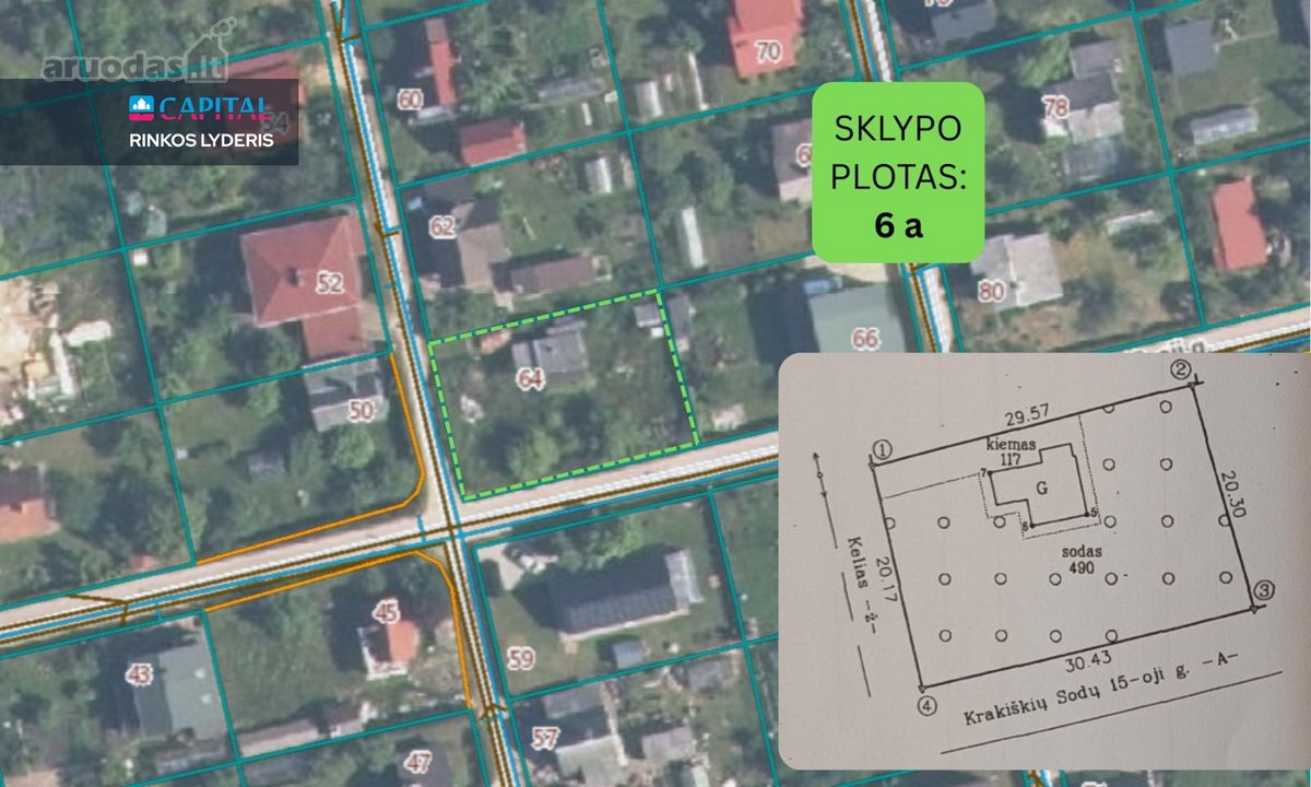 Parduodamas Namų Valdos Sklypas Šalia Verkių - nuotraukos Nr. 14
