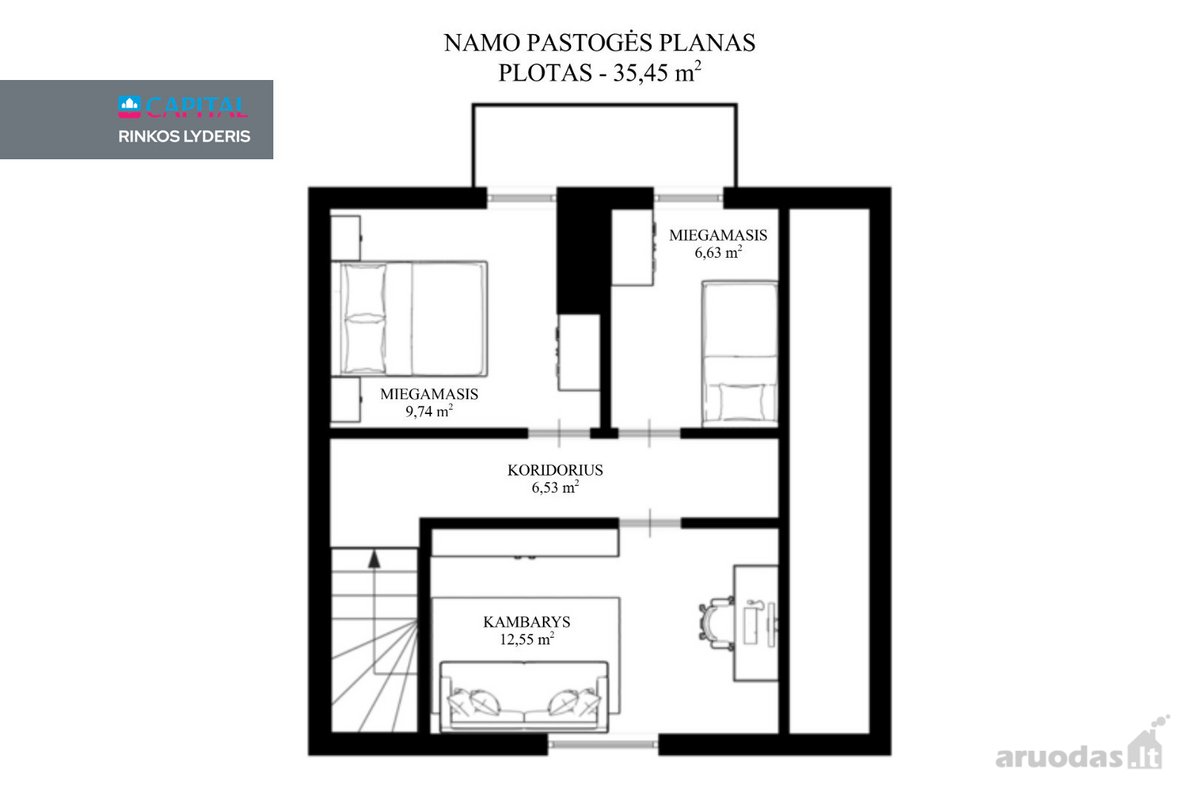 Parduodamas 2 Aukštų Namas Trakų Rajone, - nuotraukos Nr. 23