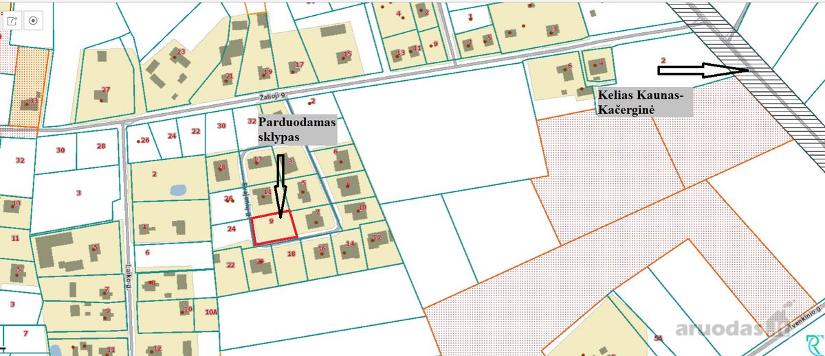 Parduodamas Sklypas Su Namo Projektu Ir - nuotraukos Nr. 15