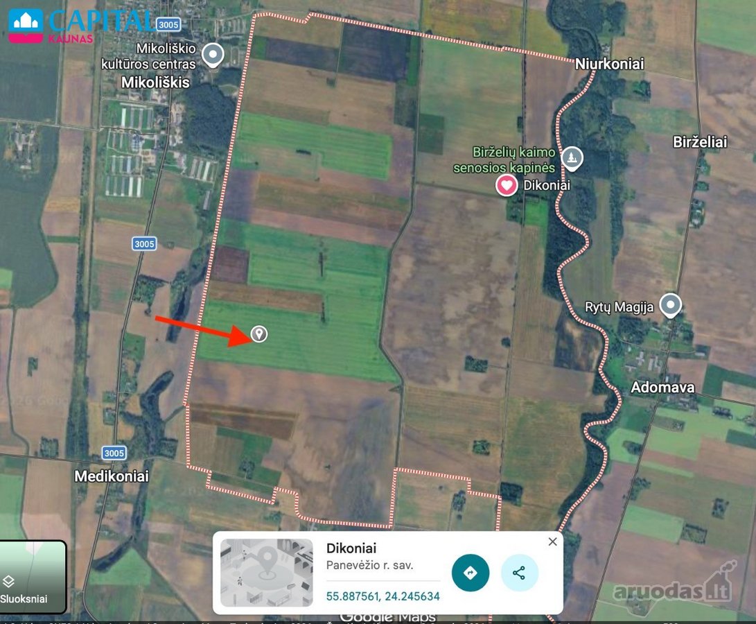 Parduodamas žemės ūkio 7,72 ha sklypas - nuotraukos Nr. 2