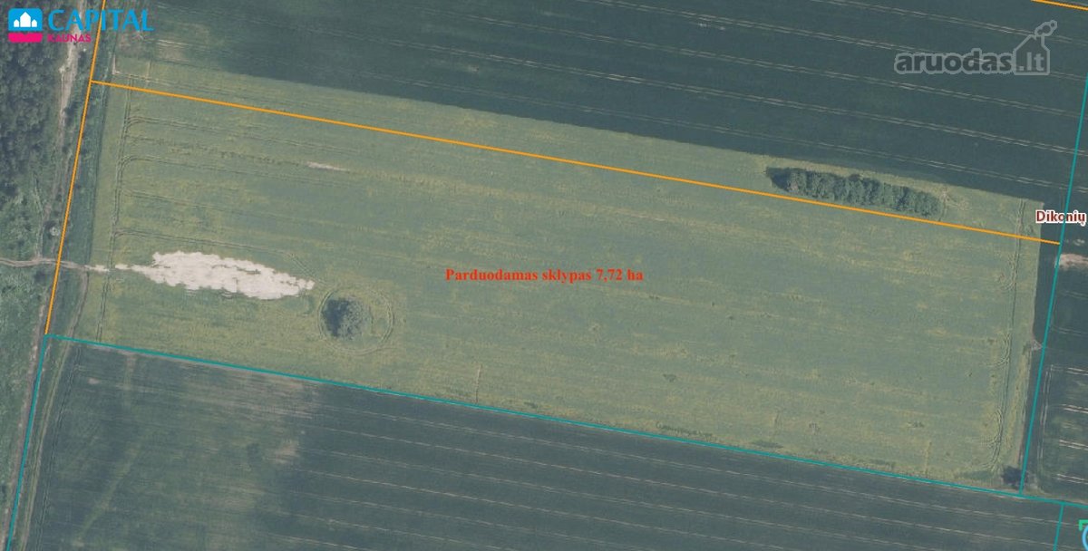 Parduodamas žemės ūkio 7,72 ha sklypas - nuotraukos Nr. 5