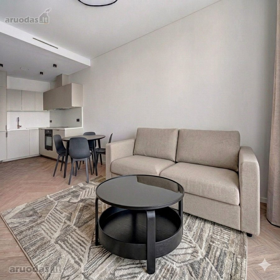 Nuomojamas Modernus 2 Kambarių Butas.
