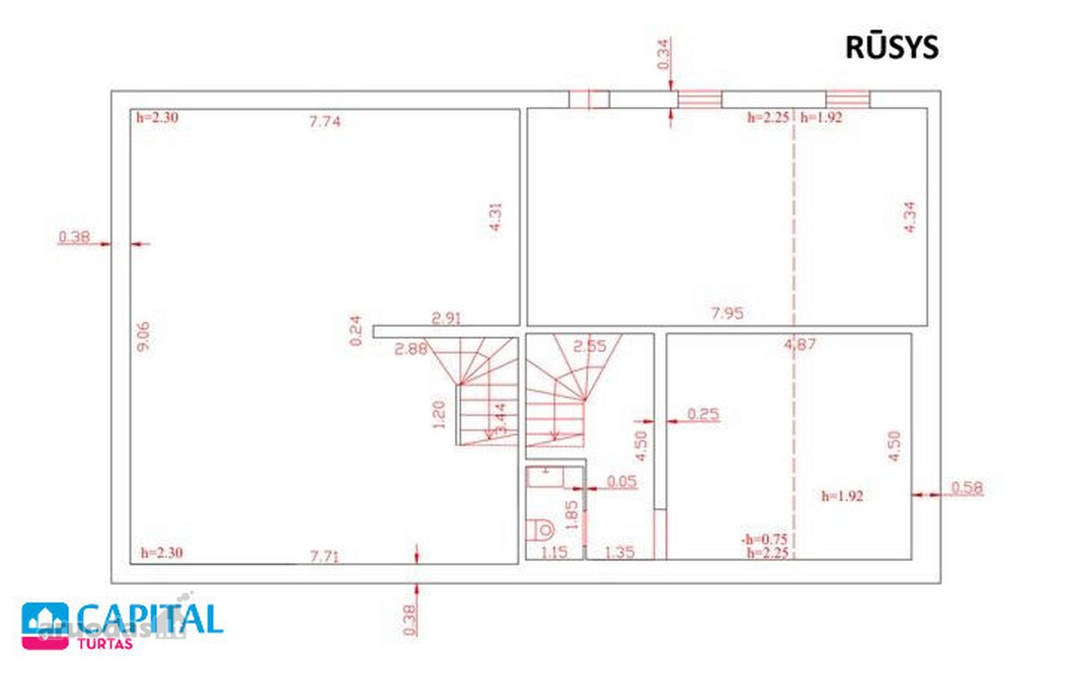 Investicinis Projektas Žaliakalnyje - 4 Butų - nuotraukos Nr. 7
