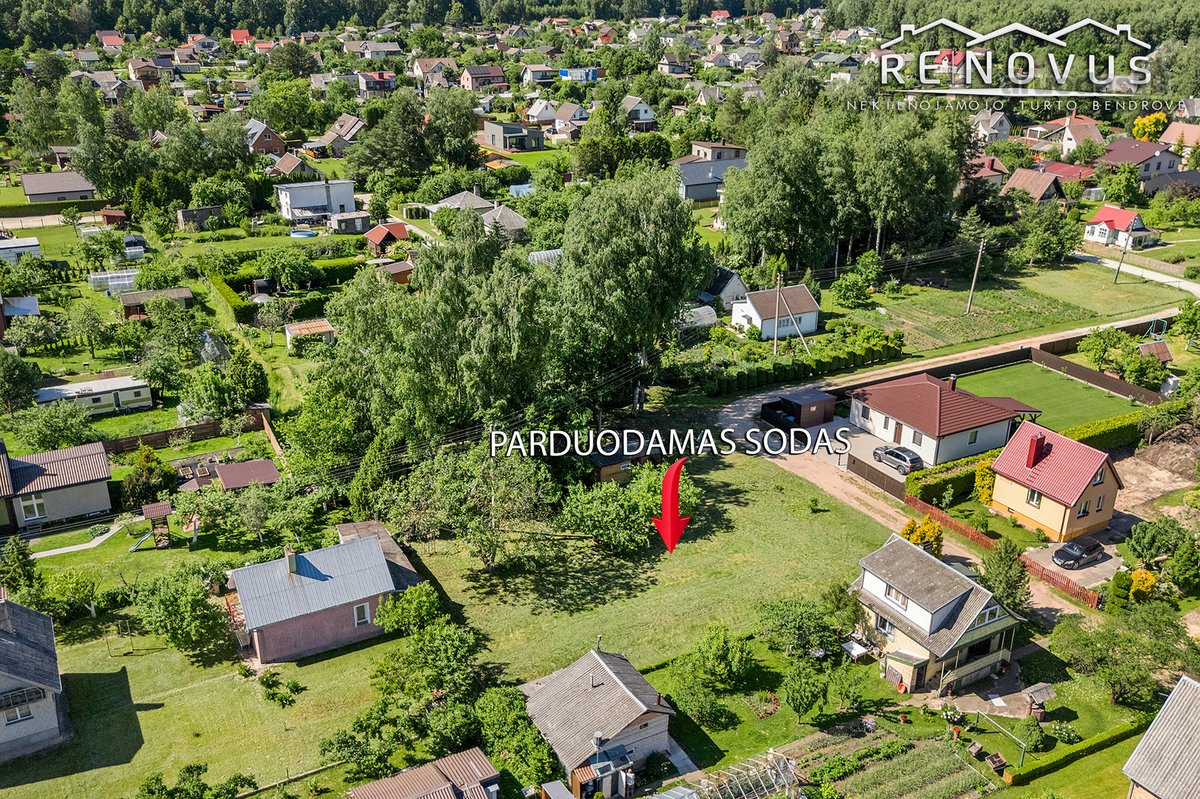 Parduodamas sodo sklypas su nameliu gamtos - nuotraukos Nr. 5