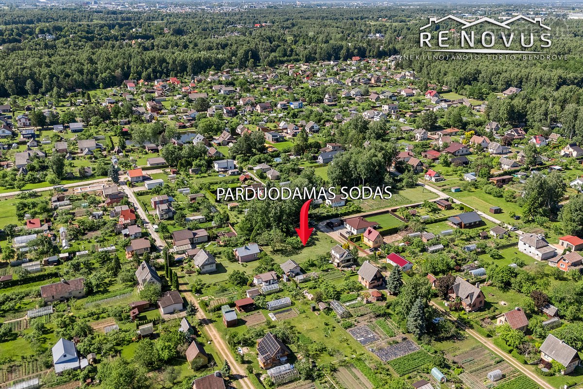 Parduodamas sodo sklypas su nameliu gamtos - nuotraukos Nr. 6