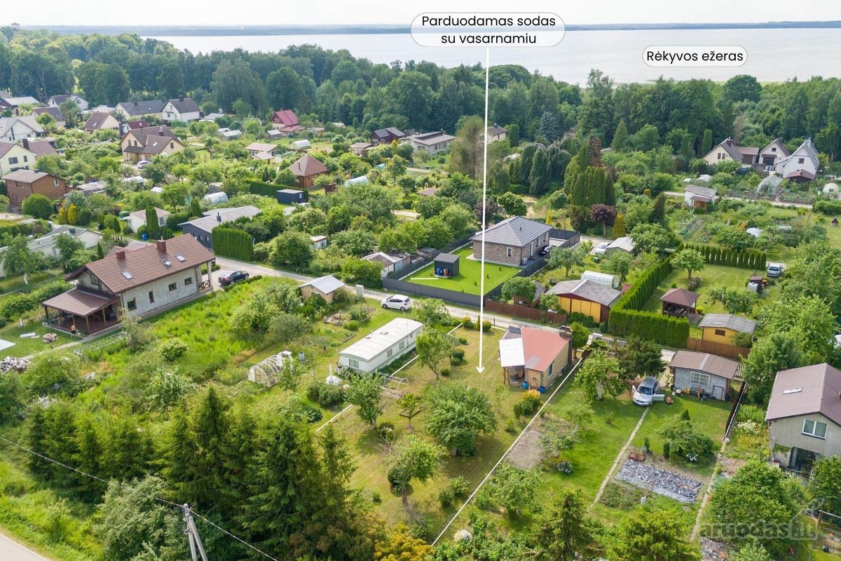 Parduodamas sodo sklypas su mūriniu 20,77 kv. - nuotraukos Nr. 2