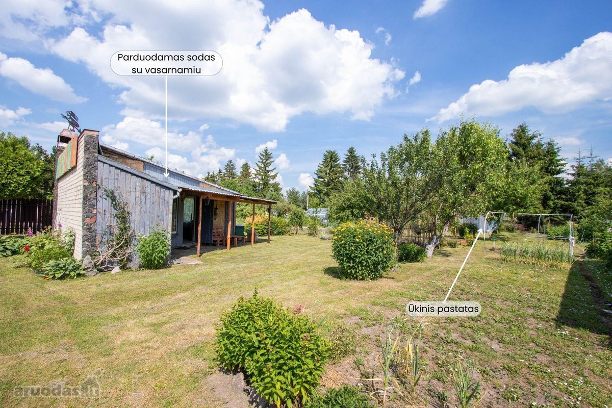 Parduodamas sodo sklypas su mūriniu 20,77 kv. - nuotraukos Nr. 9