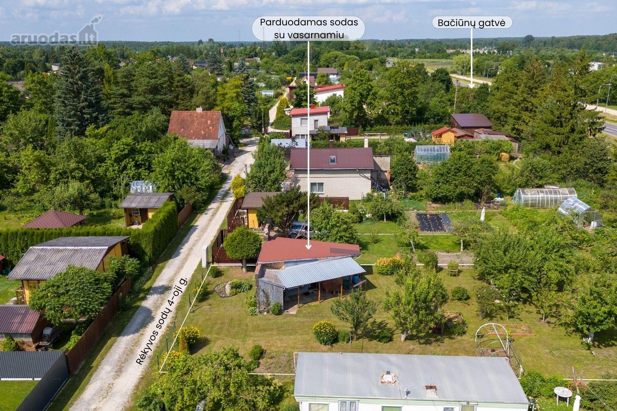 Parduodamas sodo sklypas su mūriniu 20,77 kv. - nuotraukos Nr. 15
