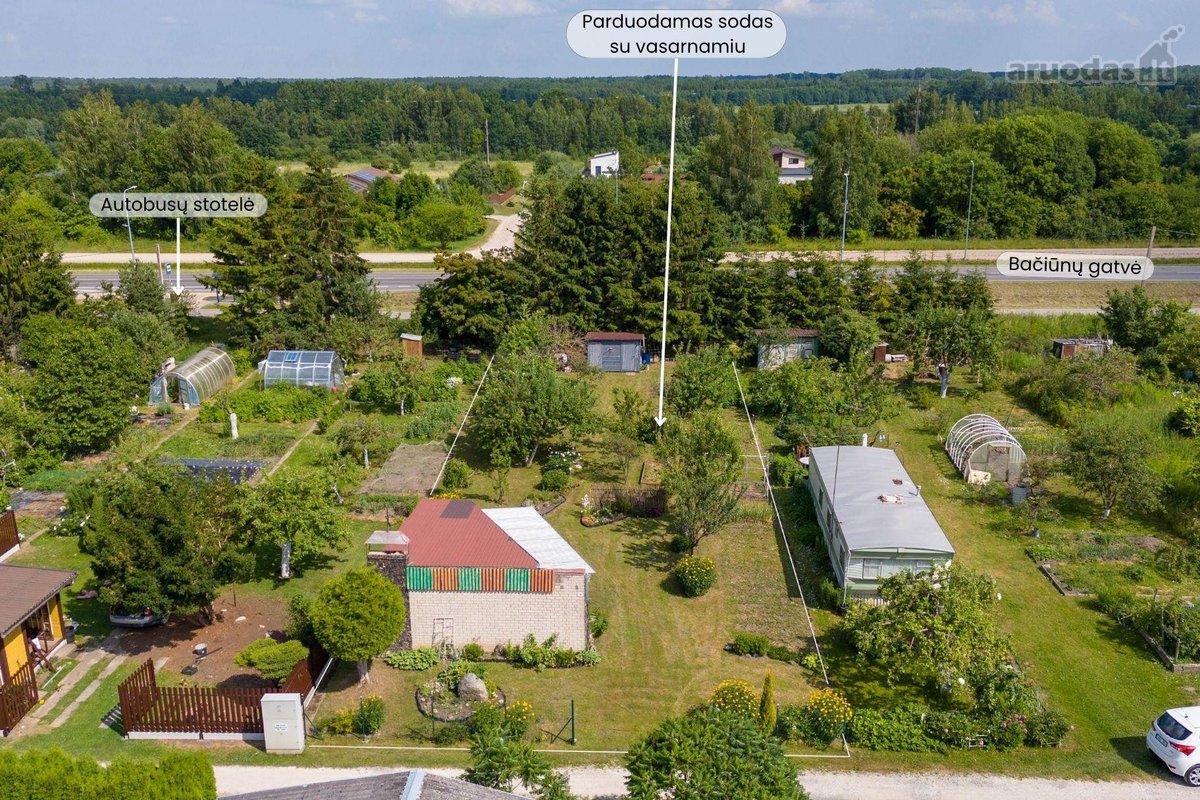 Parduodamas sodo sklypas su mūriniu 20,77 kv. - nuotraukos Nr. 17