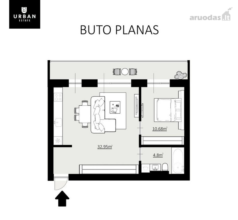 Šviesus, Šiuolaikiškai Įrengtas Butas - nuotraukos Nr. 20