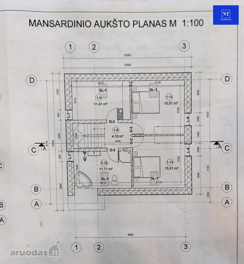 Šalia Karklės Grabių K. parduodamas modernus, - nuotraukos Nr. 45