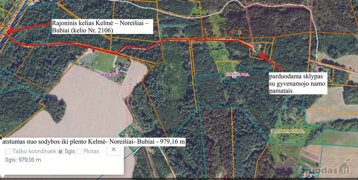 Parduodamas Namų Valdos Sklypas Su Ūkiniu - nuotraukos Nr. 18