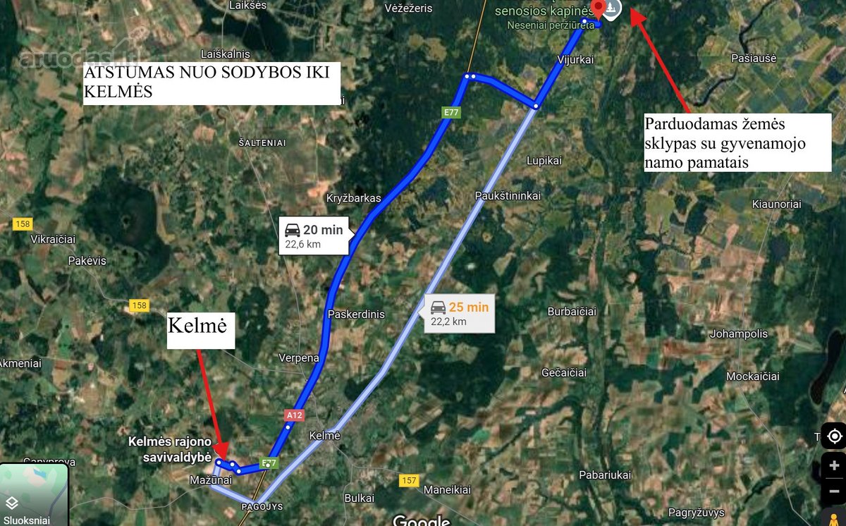 Parduodamas Namų Valdos Sklypas Su Ūkiniu - nuotraukos Nr. 20