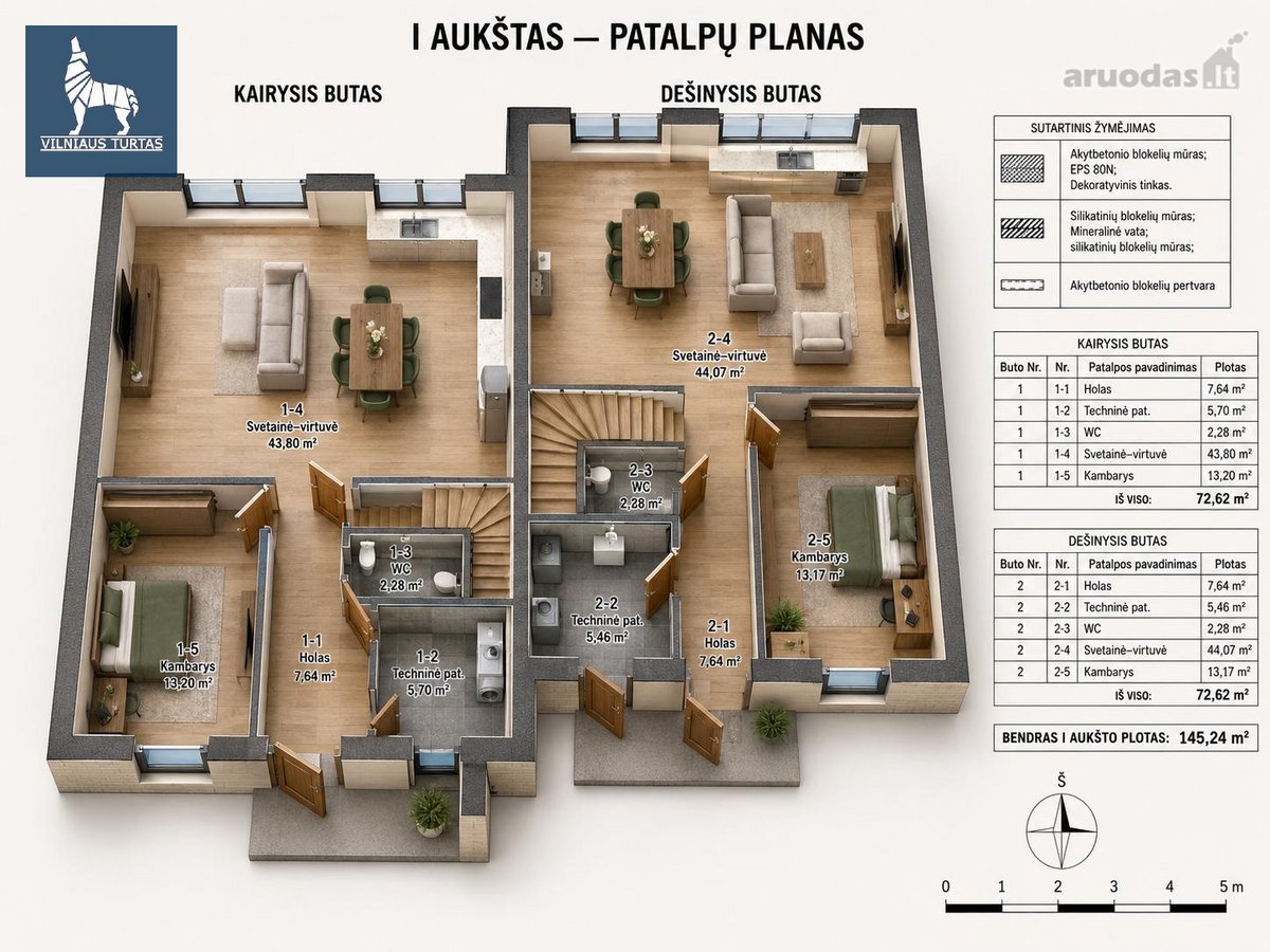 Pradedamos I Etapo Premium Klasės Kotedžų - nuotraukos Nr. 9