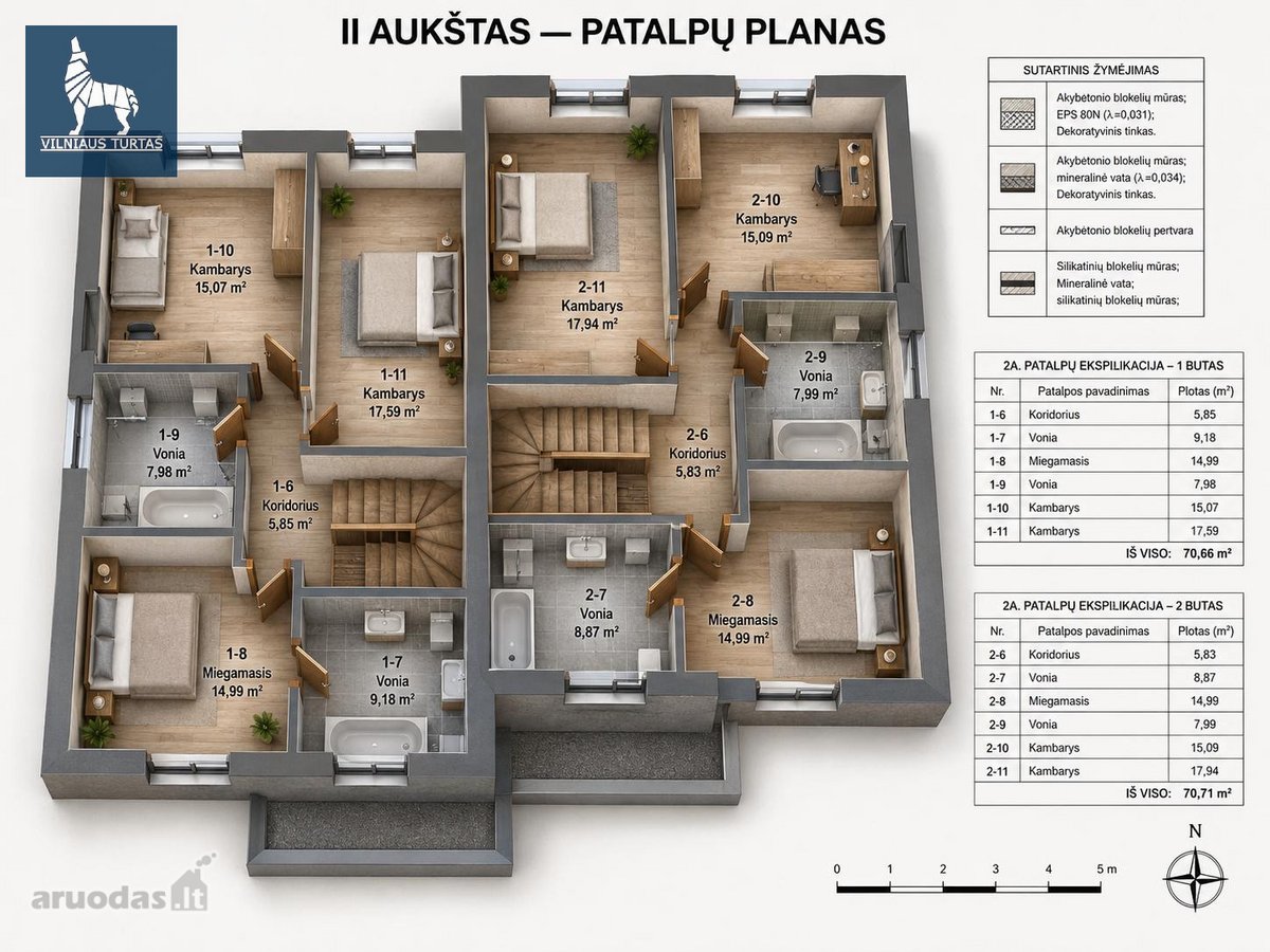 Pradedamos I Etapo Premium Klasės Kotedžų - nuotraukos Nr. 10