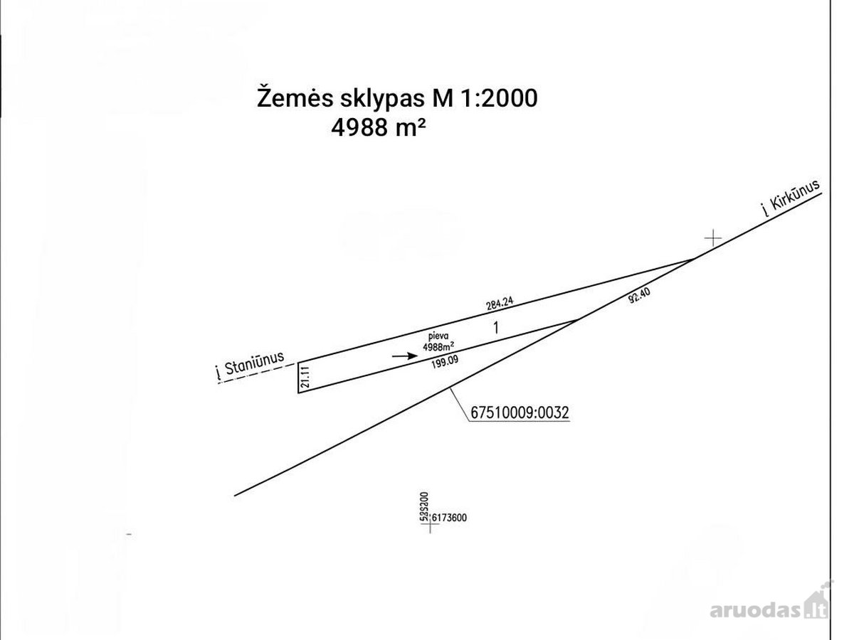 Parduodamas 1,0013 Ha Žemės Ūkio Paskirties - nuotraukos Nr. 9