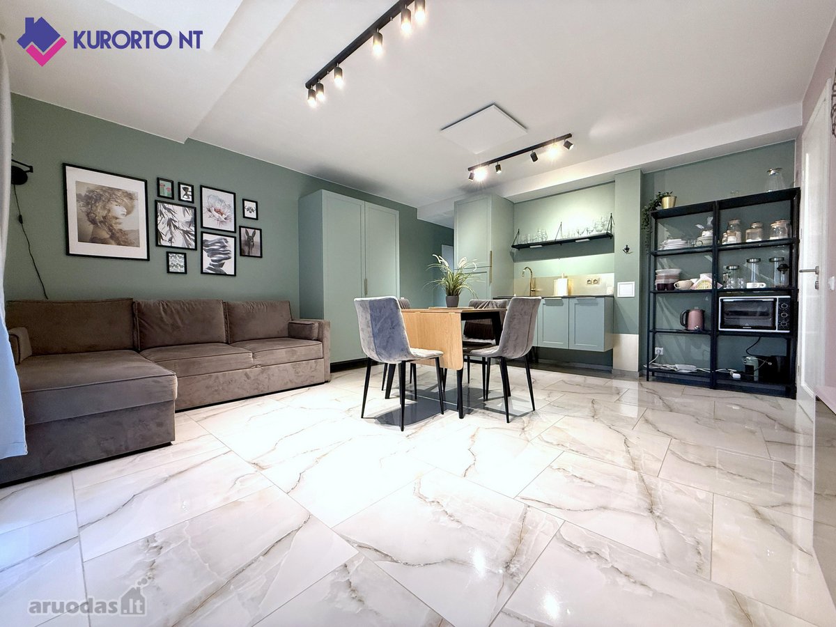 2 kamb. apartamentai Malūno g., Palangoje
