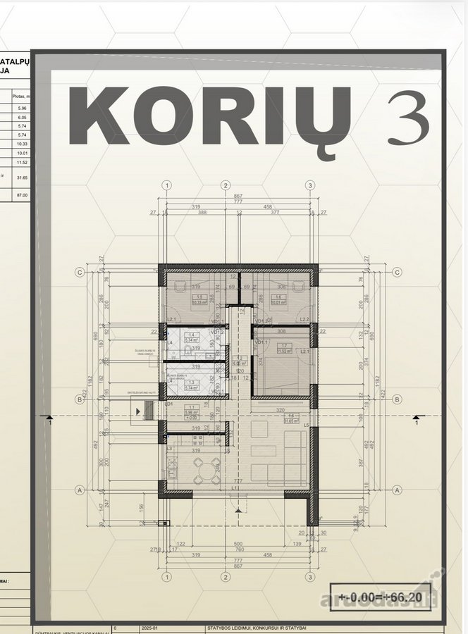Parduodamas 88 kv. m vieno aukšto namas su 6 - nuotraukos Nr. 4