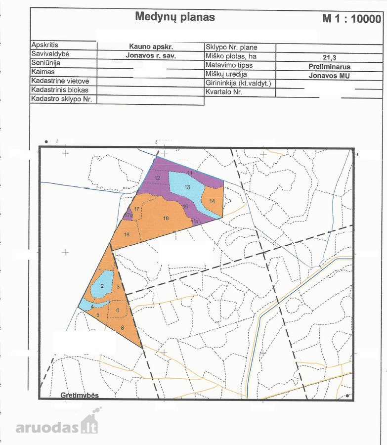Parduodami du miškai 21,73 ha Šilų kaime - nuotraukos Nr. 7
