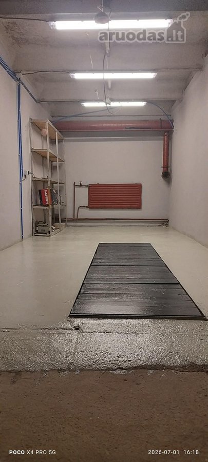 Nuomojamas sutvarkytas požeminis garažas su