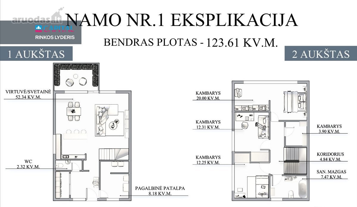 Parduodami Du Erdvūs Ir Kokybiški Kotedžai - nuotraukos Nr. 28