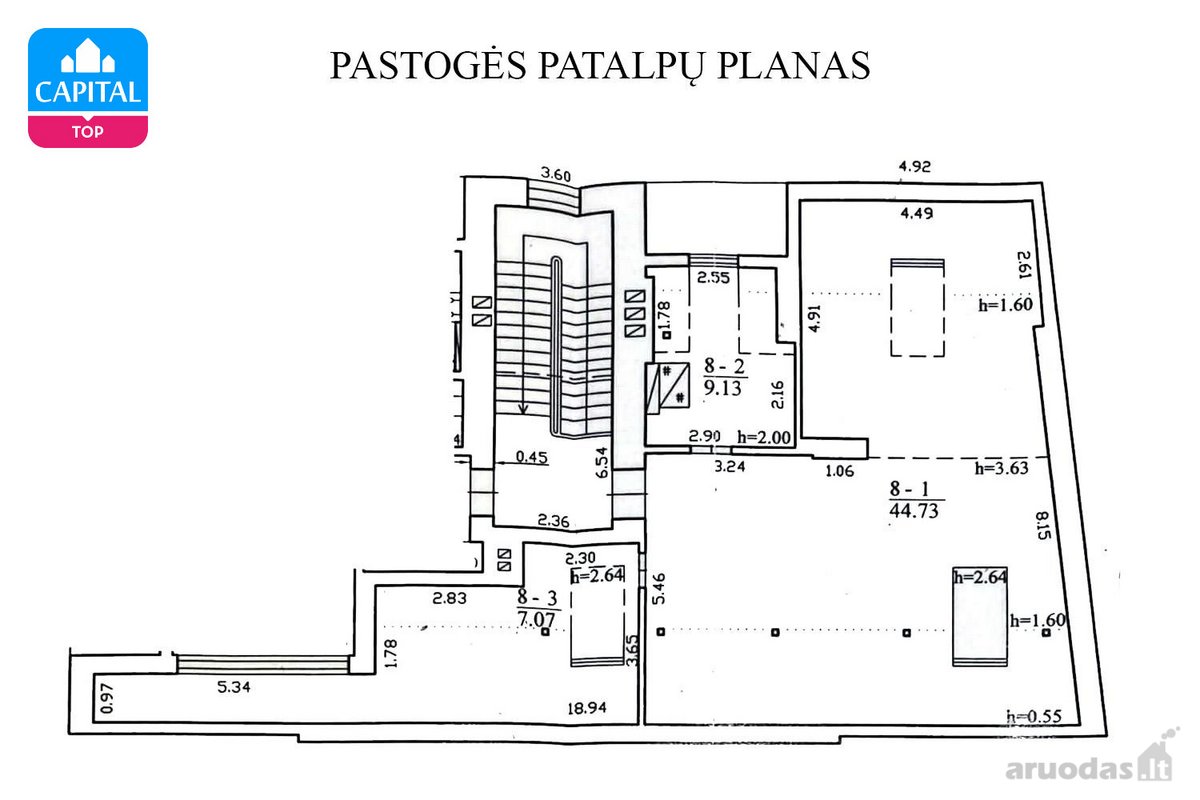 Parduodama 60,93 M² Negyvenamoji Pastogė - nuotraukos Nr. 11