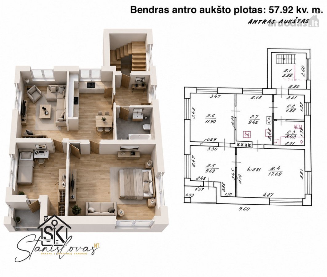 Parduodamas Namas Su 19.72 A Žemės Sklypu - nuotraukos Nr. 16