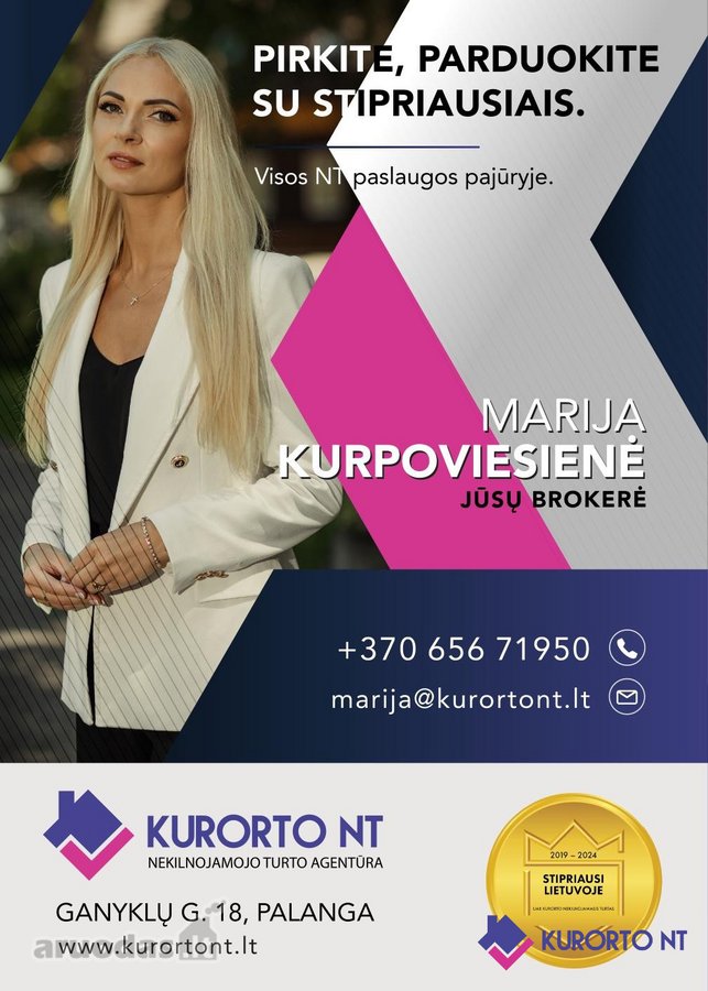 Parduodami apartamentai - loftai Palangos - nuotraukos Nr. 14