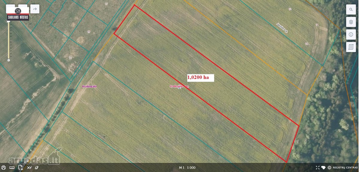 Parduodamas pigiai geroje vietoje 1,0200 ha - nuotraukos Nr. 2