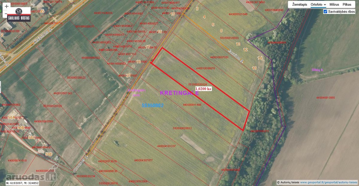 Parduodamas pigiai geroje vietoje 1,0200 ha - nuotraukos Nr. 5