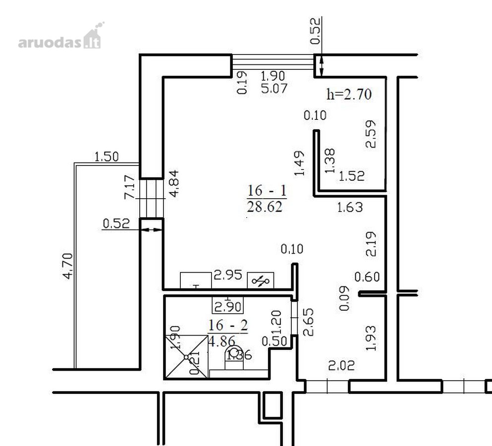 Parduodamas 1.5k butas Pilaitėje, Pilkalnio g - nuotraukos Nr. 28