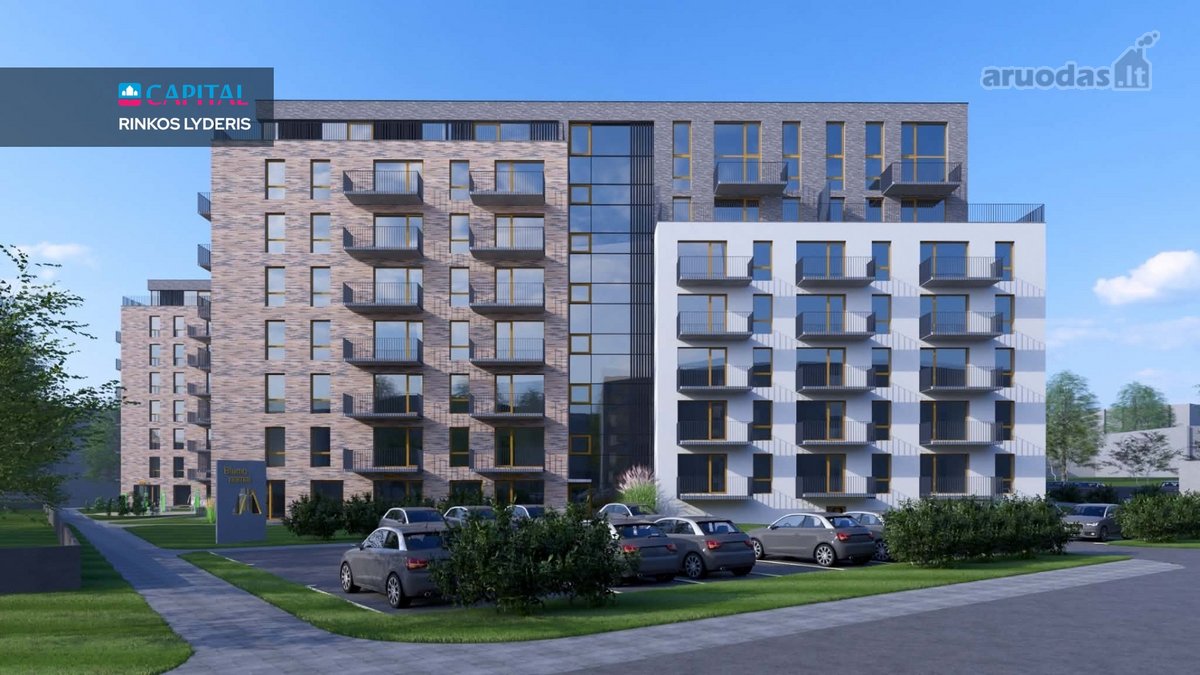 Parduodamas 3 Kambarių Butas Su 12,1 M² - nuotraukos Nr. 3