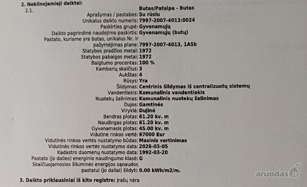 Parduodamas Šviesus 3 Kambarių Butas - nuotraukos Nr. 17
