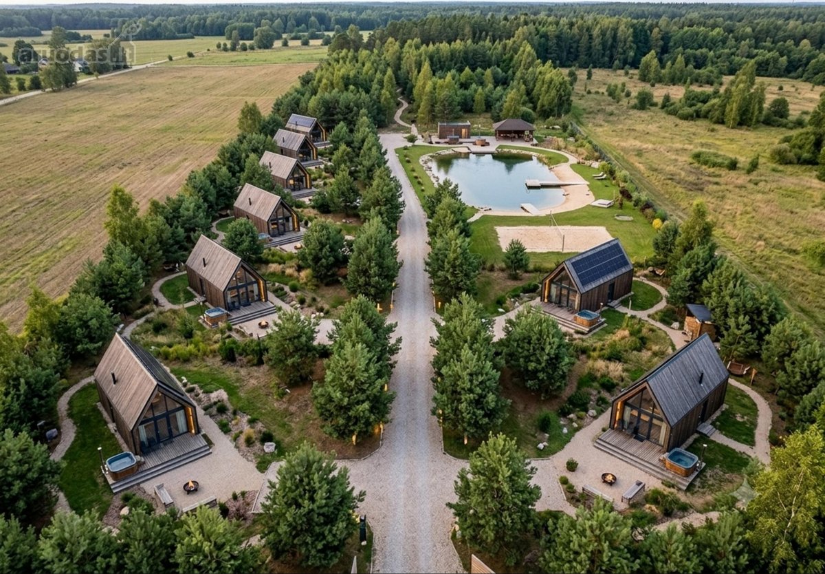 Top Investicija: 2,43 Ha Sklypas Su Asfaltuotu