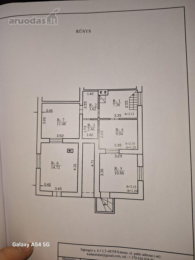 Parduodama namo dalis su 3,5 a sklypu - nuotraukos Nr. 12