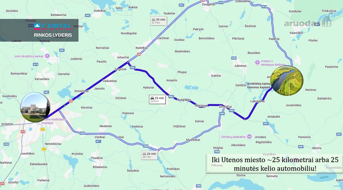 Parduodamas 165 Arų Sklypas, Unikalioje - nuotraukos Nr. 21