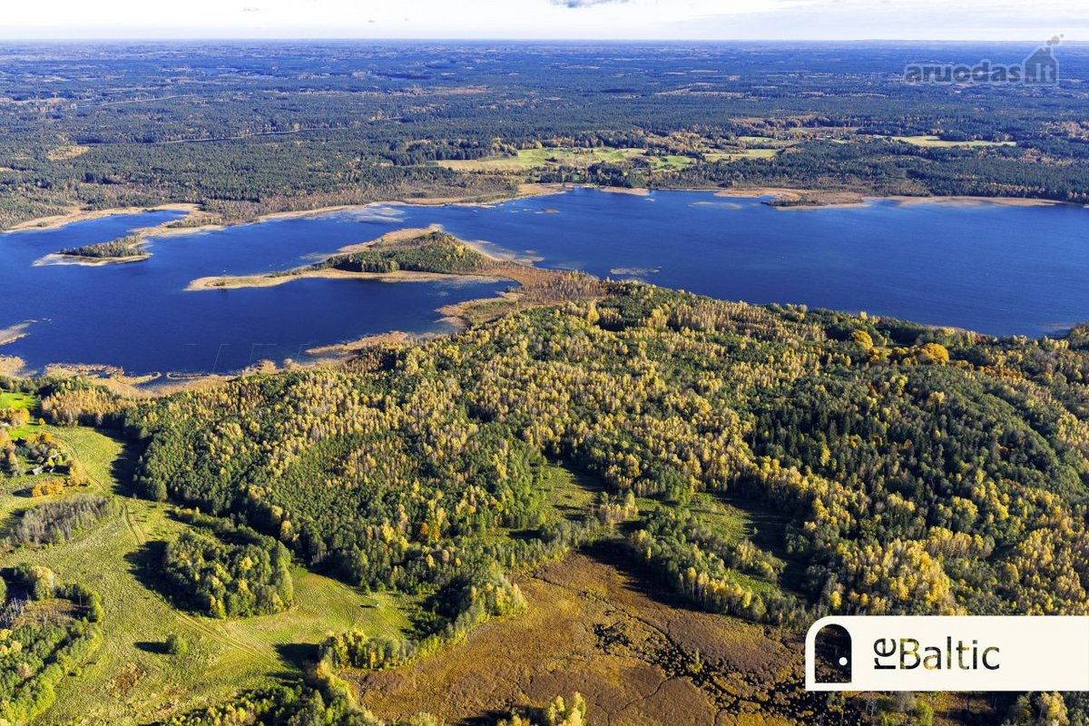 97.9 ha sklypas su pusiasaliu Stirnių ežere