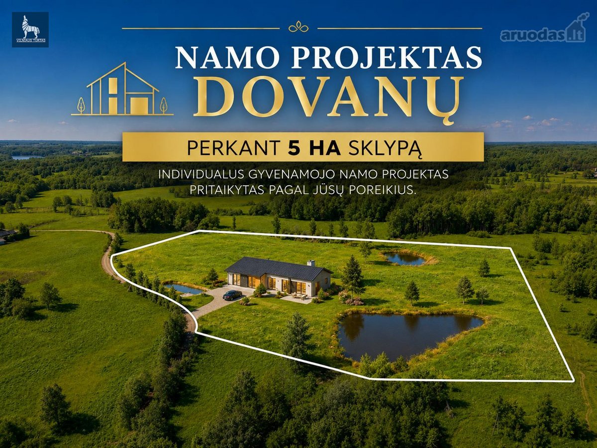 Parduodamas 5,0355 Ha Sklypas Su 3 Prūdais – - nuotraukos Nr. 2