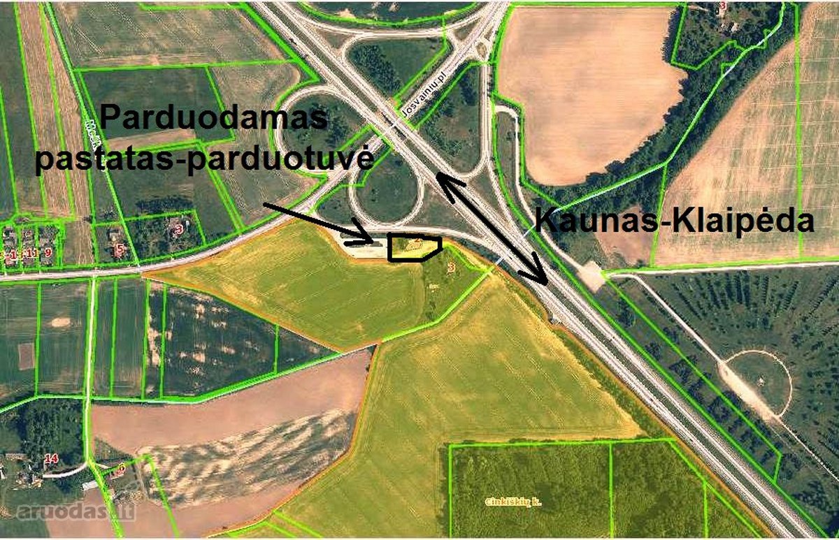 Parduodamas Pastatas- Parduotuvė.