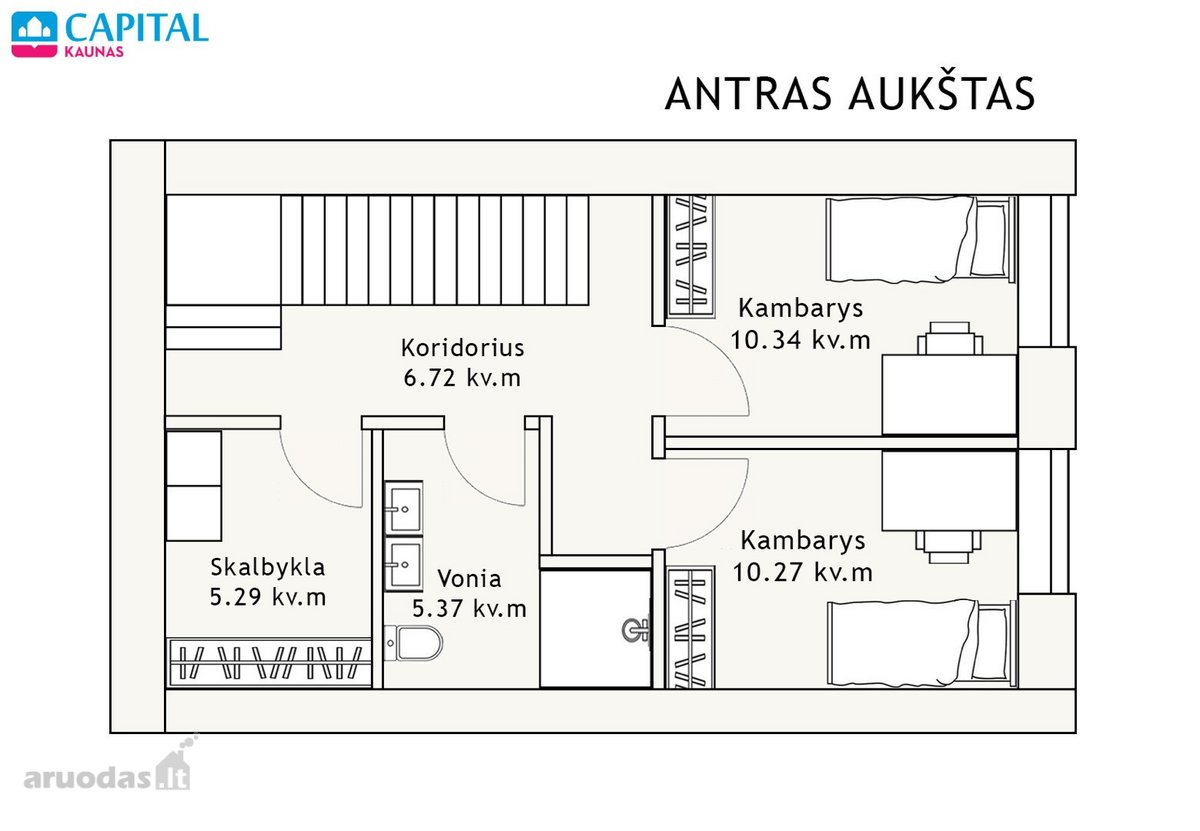 Šalia Vilniaus Centro, Netoli Aušros Vartų - nuotraukos Nr. 33