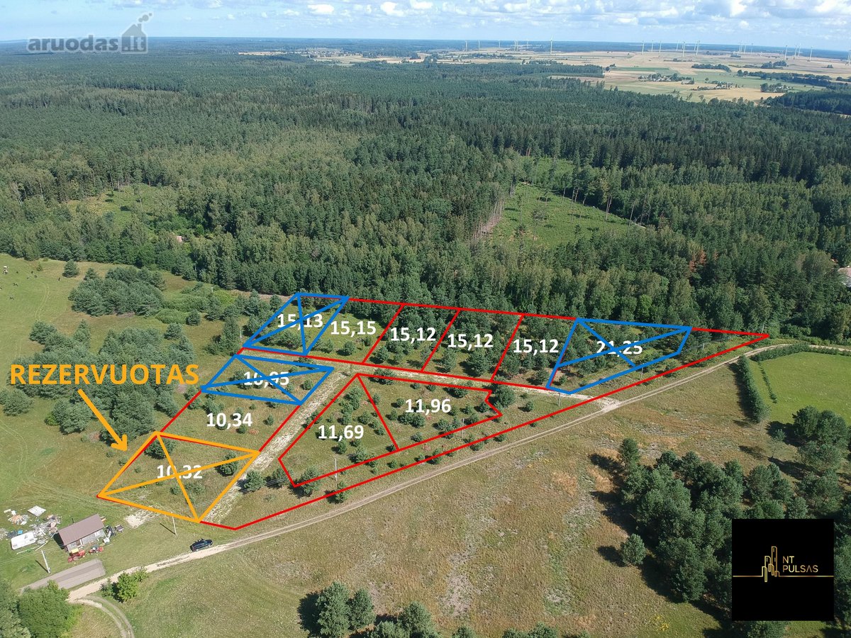 Parduodami namų valdos sklypai Sausdravų k.,