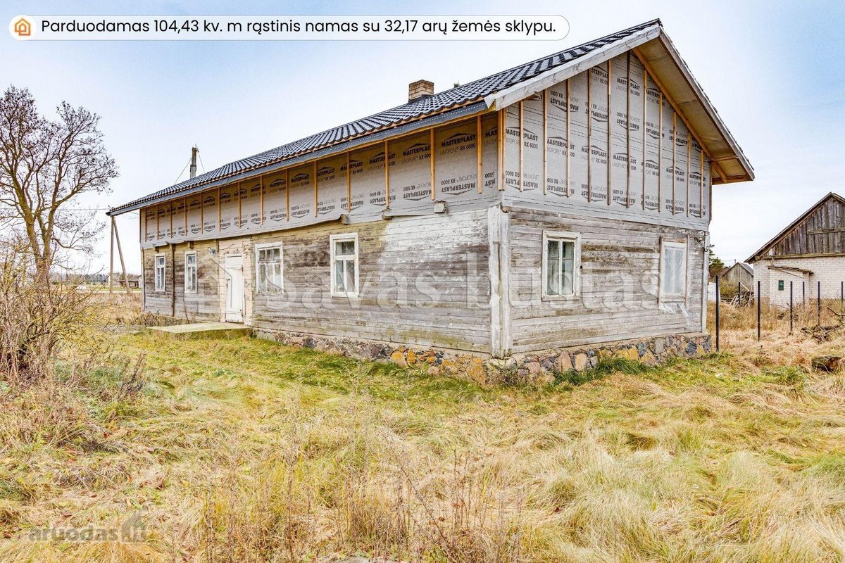 Parduodamas erdvus, rąstinis namas su 32,17 - nuotraukos Nr. 2