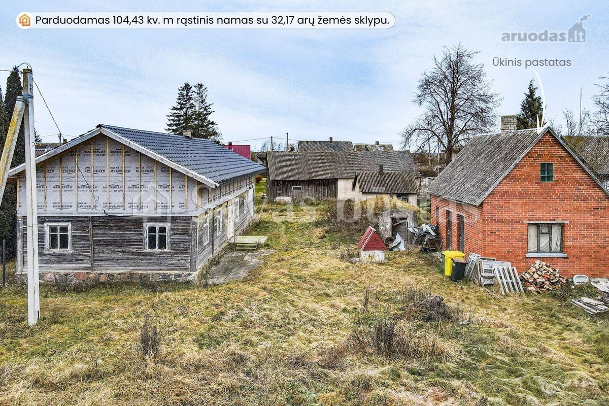 Parduodamas erdvus, rąstinis namas su 32,17 - nuotraukos Nr. 5