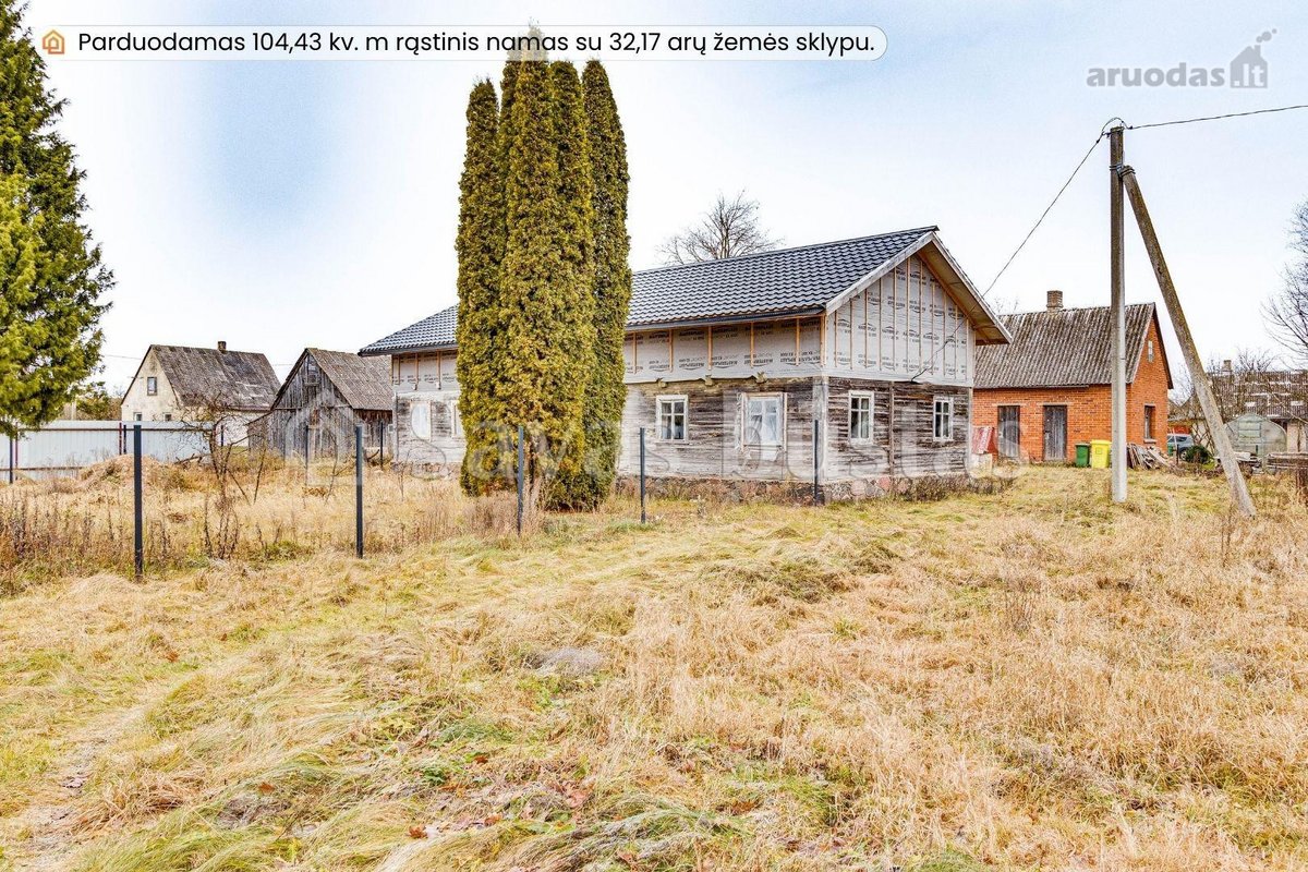 Parduodamas erdvus, rąstinis namas su 32,17 - nuotraukos Nr. 17