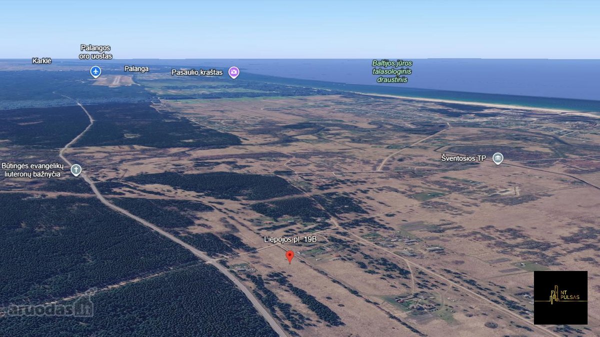 Parduodamas 17,91 aro sklypas Liepojos pl.,