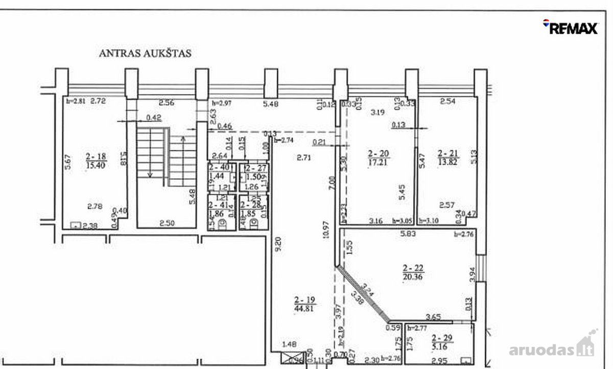 Nuomojamos 123.41 kv. m komercinės patalpos - nuotraukos Nr. 19
