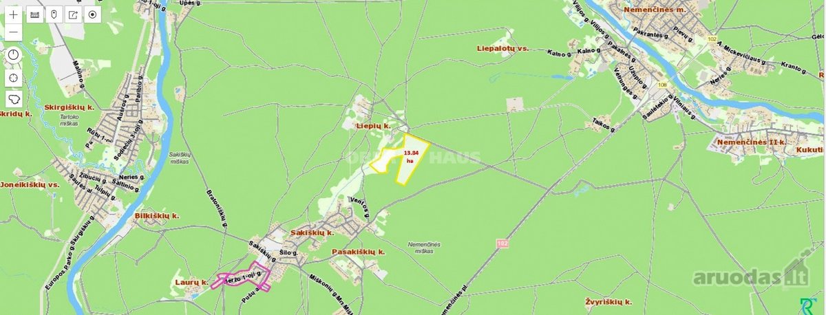 Parduodami trys žemės sklypai Nemenčinės - nuotraukos Nr. 11
