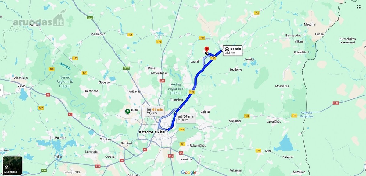Parduodami trys žemės sklypai Nemenčinės - nuotraukos Nr. 13
